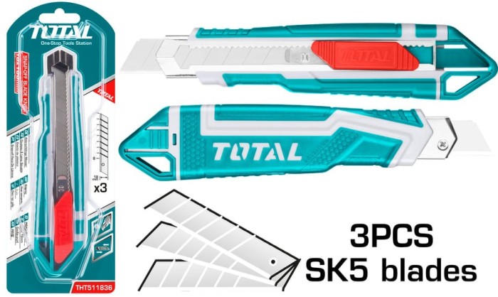 Cutter Total - 18x100mm - 169mm