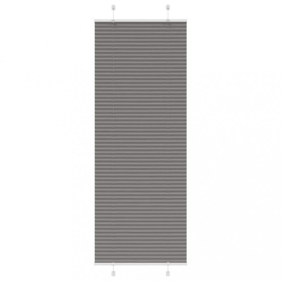 Jaluză plisată Antracit 70x200 cm Lățime țesătură 69,4 cm foto