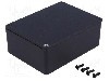 Carcasa aluminiu, 82mmx111mmx44mm, IP54, HAMMOND - 1590SBK