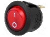 Intrerupator OFF-ON, 2 pozitii, SPST, SCI - R13-112B-02-BR-2D-N-2