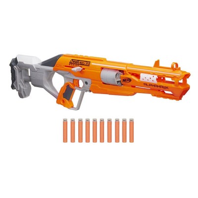 Blaster Nerf Elite Accustrike, Alphahawk cu 10 proiectile foto