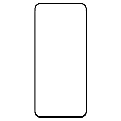 Folie Protectie Ecran OEM pentru Oppo A52 / Oppo A72, Sticla securizata, Full Face, Full Glue, 5D, 9H, Neagra foto