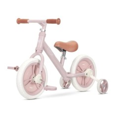 Bicicleta de echilibru 2 in 1, Lorelli Energy, include pedale si roti auxiliare, Pink