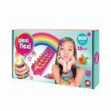 PLEXI FLEXI GHERGHEF PENTRU IMPLETIT CU 800 ELASTICE DIN CAUCIUC SI 15 ACCESORII SuperHeroes ToysZone