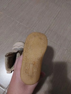 Ghete primii pasi ARIANA, piele naturala, talpa flexibila, roz foto