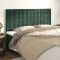 vidaXL Tăblii de pat, 4 buc, verde &icirc;nchis, 80x5x78/88 cm, catifea