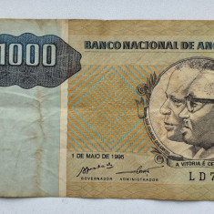 Bancnota - Angola - 1000 Kwanzas Reajustados 01-05-1995