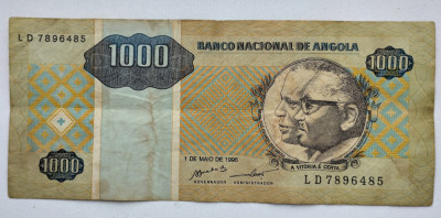Bancnota - Angola - 1000 Kwanzas Reajustados 01-05-1995 foto
