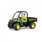Cumpara ieftin Bruder John Deere Gator XUV 855D cu Sofer, Basculanta, Jucarie Baieti, +4 Ani, Macheta 1:16