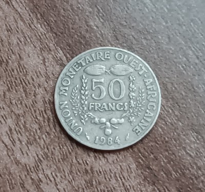 C50 - Moneda foarte veche - Africa de Vest - 50 franci - 1984 foto