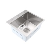 Chiuveta de bucatarie din inox alimentar SUS304 &ndash; B&Ouml;HM BH5045S, Satin