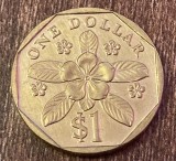 C50 - Moneda foarte veche - Singapore - 1 dolar - 1997