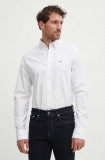 Cumpara ieftin Gant camasa din bumbac barbati, culoarea alb, cu guler button-down, slim
