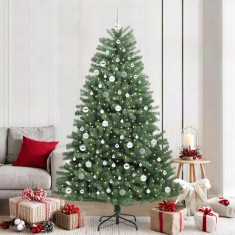 vidaXL Brad de Crăciun artificial cu ramuri articulare Verde 210 cm 3395501