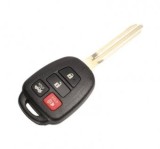 Set 2 bucati - Carcasa cheie Topautochei&amp;#174; compatibila cu Toyota Camry Corolla Reiz RAV4, 4 butoane