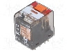 Releu electromagnetic, 115V AC, 6A, 4PDT, serie PT, TE Connectivity - 9-1419111-0 foto