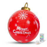 Sfera gonflabila cu LED RGB pentru decorare pom de Crăciun, 60 cm, Oem