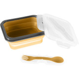 Zopa Silicone Lunch Box Small serviciu de masă pentru copii Mustard Yellow 15x7,5 cm 1 buc