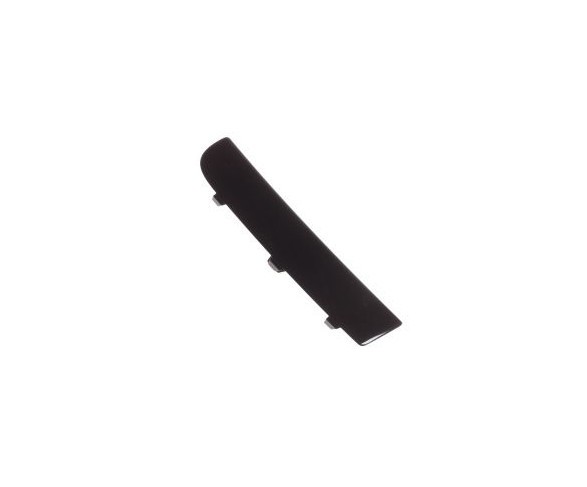 Ornament grila bara protectie, spoiler Skoda Scala, 04.2019-, montare fata, stanga, negru, satin, RapidAuto