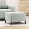 VidaXL Taburet, gri deschis, 60x50x41 cm, catifea
