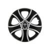 Set 4 Capace Roti 15 inchi (R15) Bis Gri-Negru, Compatibile Cu Toyota, Autohelix MSA