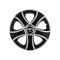 Set 4 Capace Roti 15 inchi (R15) Bis Gri-Negru, Compatibile Cu Toyota