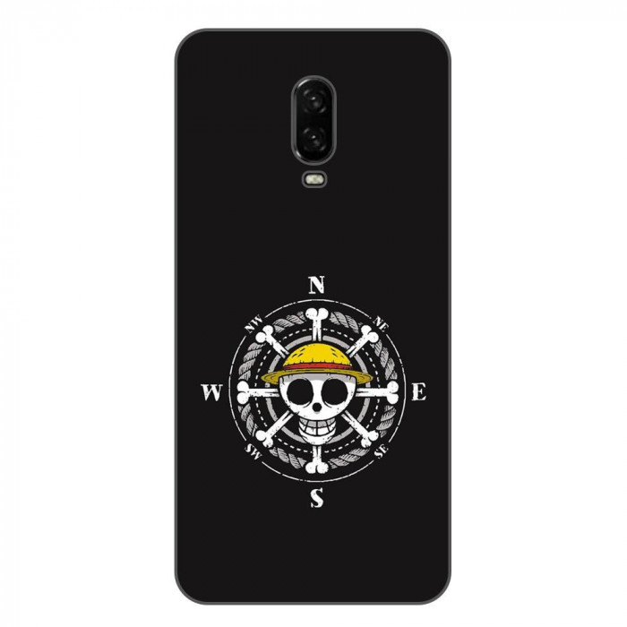 Husa compatibila cu OnePlus 6T Silicon Gel Tpu Model One Piece Logo