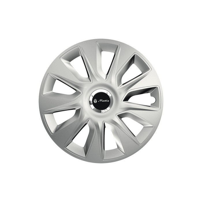 Set 4 Capace Roti pentru Matiz, model Stratos Gray