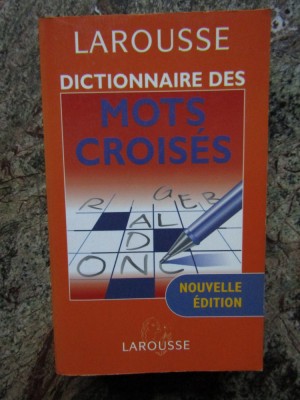 Dictionnaire des mots crois&amp;eacute;s foto