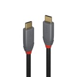Cablu Lindy USB C-USB C Anthra 2m negru &quot;LY-36903&quot; (timbru verde 0.8 lei)
