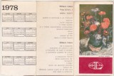 bnk cld Calendar 1977-1978 - Editura Litera