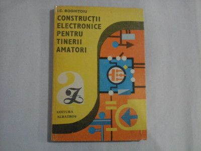 CONSTRUCTII ELECTRONICE PENTRU TINERII AMATORI - I. C. Boghitoiu foto