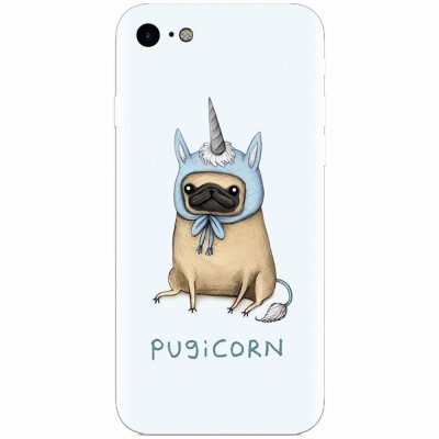 Husa silicon pentru Apple Iphone 8, Pugicorn foto