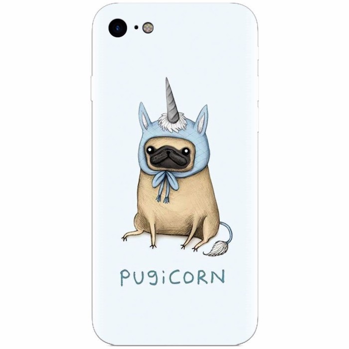 Husa silicon pentru Apple Iphone 6 / 6S, Pugicorn