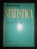Revista de Statistica. Anul XX. Decembrie 1971
