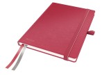 Caiet A5 80 file, matematica, rosu, Leitz Complete