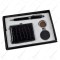 Set cadou 3 piese pentru barbati &ndash; Port card/Breloc/Pix