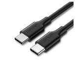 CABLU alimentare si date Ugreen, &quot;US286&quot;, Fast Charging Data Cable pt. smartphone, USB Type-C la USB Type-C 60W/3A, nickel plating, PVC, 3m, negru &quot;60
