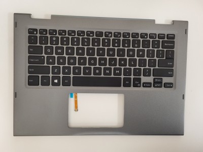 Carcasa superioara cu tastatura palmrest Laptop 2 in 1, Dell, Inspiron 13 5368, 5378, 5379, 0JCHV0, 091GV8, cu iluminare, layout US foto