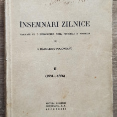 Insemnari zilnice - Titu Maiorescu// vol. 2, 1881-1886