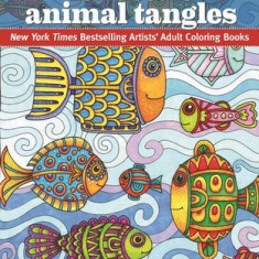 Angela Porter's Zen Doodle Animal Tangles: New York Times Bestselling Artists' Adult Coloring Books