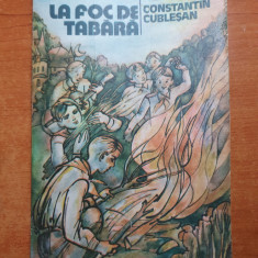 carte pentru copii - la foc de tabara - din anul 1989