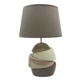Cumpara ieftin Veioza Gadre E27 ceramica-metal cafea 31.5x20x47 cm