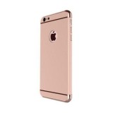Carcasa cu folie de protectie inclusa pentru iPhone 6, MyStyle&reg; Pro, Rose-Gold, Gold Plated, Perfect Fit
