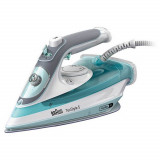 Fier de calcat Braun TexStyle 5 SI 5017, 2700 W, Abur 50 g/min, Verde/Alb