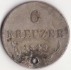 Moneda Austria - 6 Kreuzer 1848 - Argint, Europa