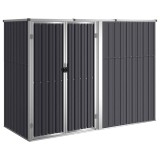 Cumpara ieftin Sopron de gradina, antracit, 225x89x161 cm, otel galvanizat