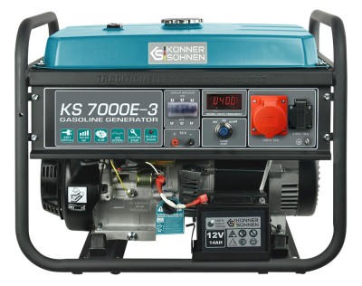 Generator trifazat pe benzina Konner Sohnen KS 7000E-3 foto