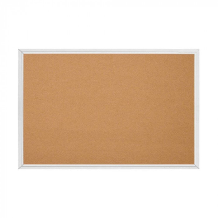 Panou Pluta DACO, 60x90 cm, Rama din Aluminiu, Panou de Pluta cu Rama din Aluminiu, Panou Afisaj din Pluta, Panou Prezentare, Tabla din Pluta, Tabla P