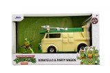 JADA NINJA SET FIGURINA DONATELLO SI VAGONUL DE PETRECERE 1:24, Jadatoys